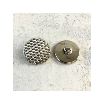 Knopf - silber-glänzend- 20 mm